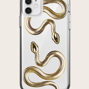 Shein Snake Pattern Clear Phone Case Compatible With iPhone 7p 8p